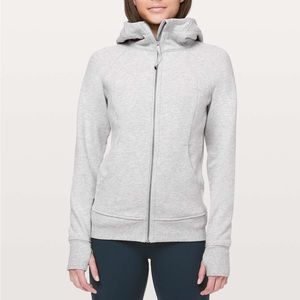 Lululemon gray scuba hoodie size 6